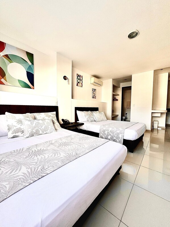 Twin kamer | Geluiddichte muren, gratis wifi