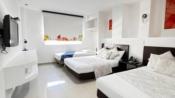 Quarto triplo | Quartos à prova de som, Wi-Fi de cortesia