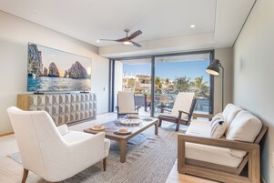 Exclusive Apartment, Partial Sea View, Tower | View from room