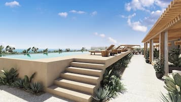 Piscine sur le toit
