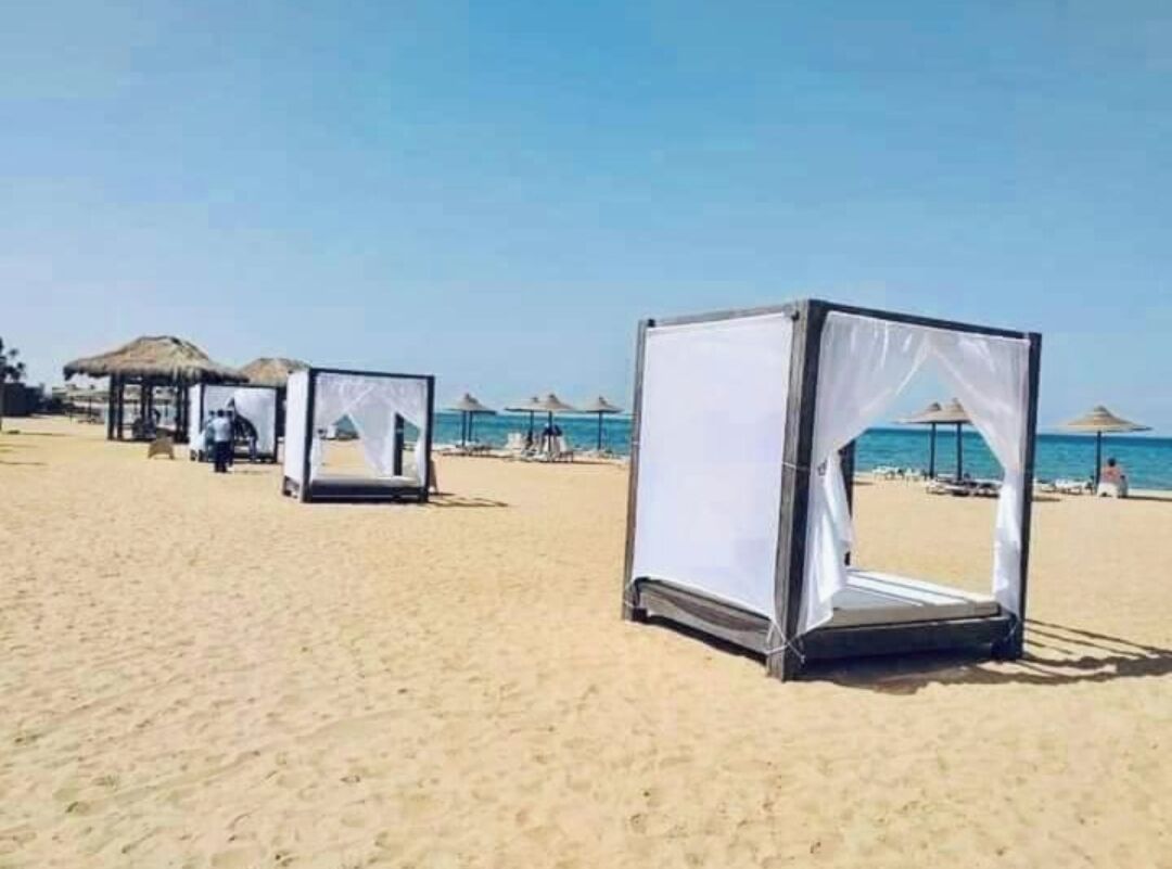 On the beach