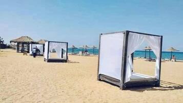 On the beach