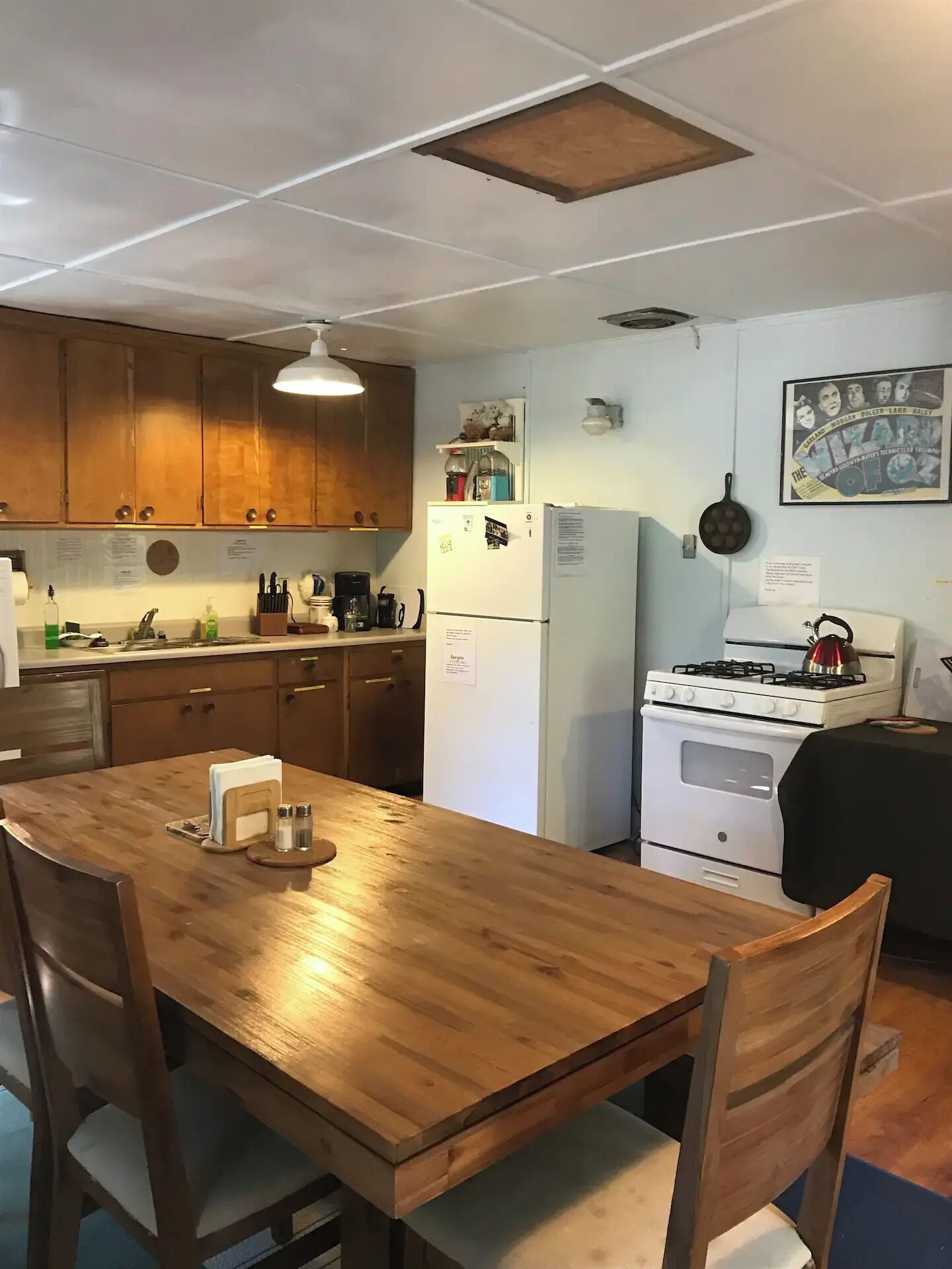 Fridge, oven