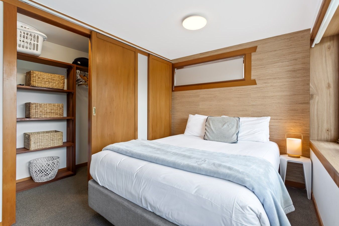 Bedroom with ample wardrobe space
