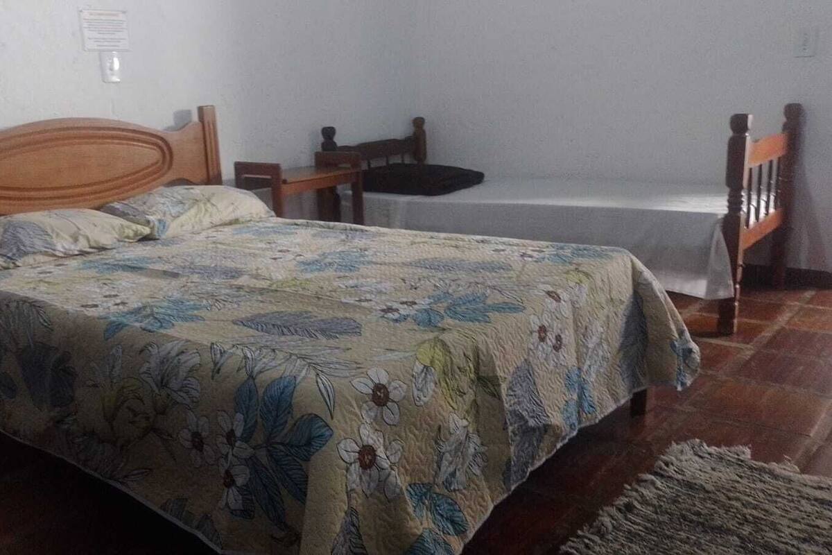 Classic Triple Room, Lanai, Garden View | Desk, laptop workspace, free WiFi
