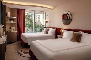 Habitació, 2 llits de matrimoni, balcó | Minibar i wifi gratuïta 