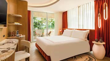 Minibar, in-room safe, blackout curtains, iron/ironing board