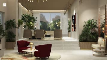 Sala de estar en el lobby