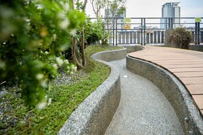 Terrace/patio - Tenlien onsen Hot Spring Hotel (Jiaoxi)