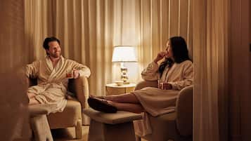 Behandlingsrom for par, kroppsbehandlinger og aromaterapi