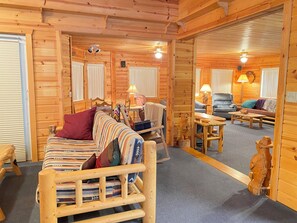 Smart TV, chimenea, reproductor de DVD