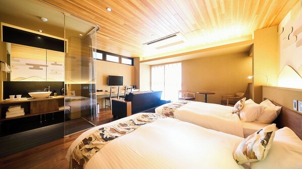 1 slaapkamer, een bureau, gratis wifi, beddengoed