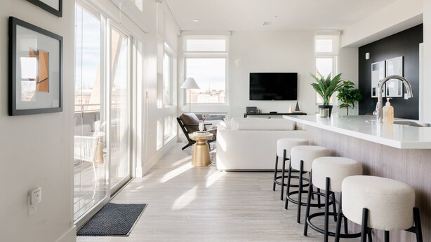 Condo, Multiple Beds, Patio, City View (Unit 404) | Living area - Serenity in Style | Espadin LoHi (Denver)