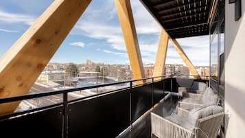 Appart'hĂŽtel, plusieurs lits, patio, vue ville (Unit 404) | Enceinte de lâhĂ©bergement