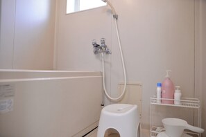 Hair dryer, towels