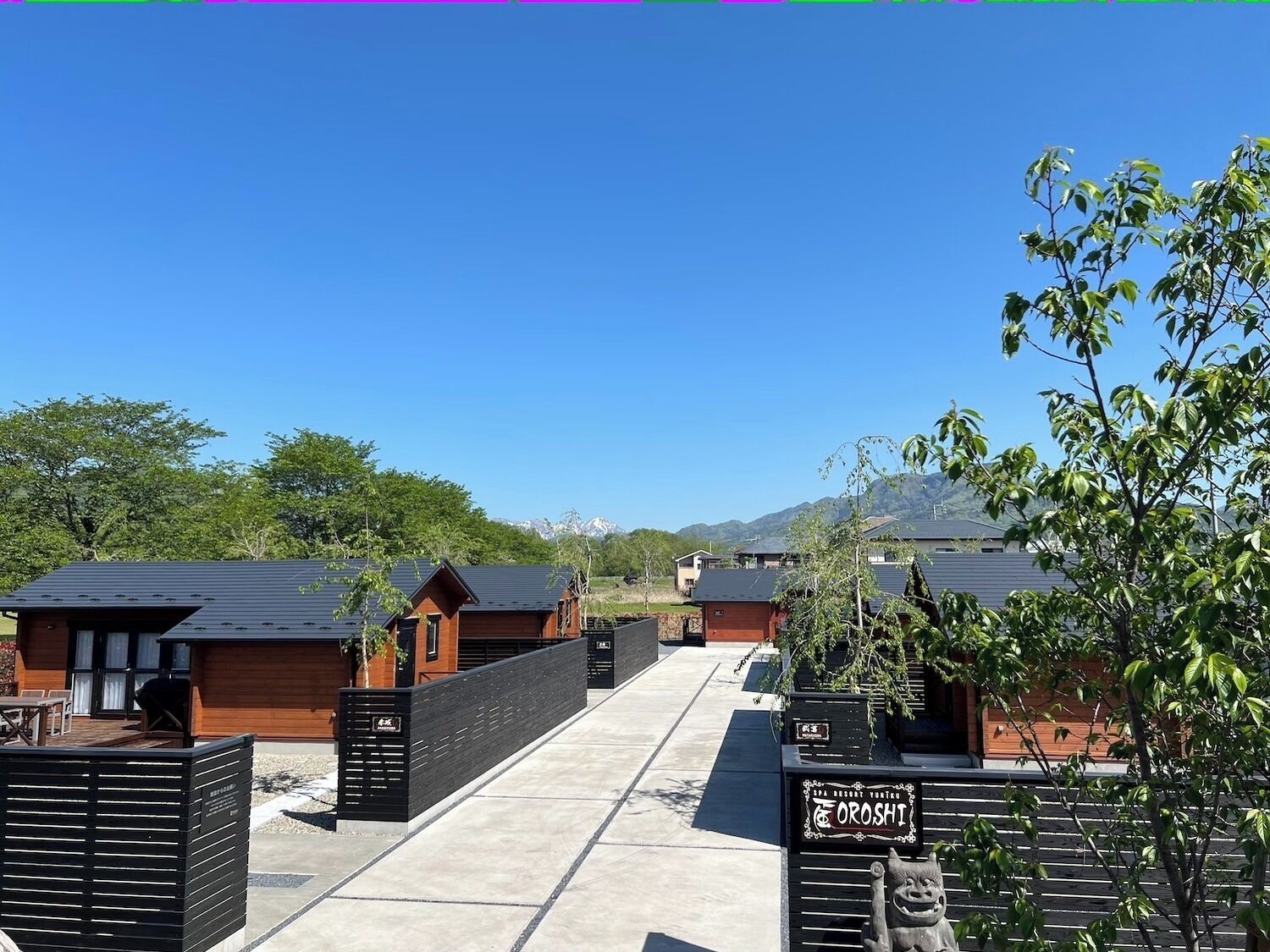 Overnattingsstedets uteområder