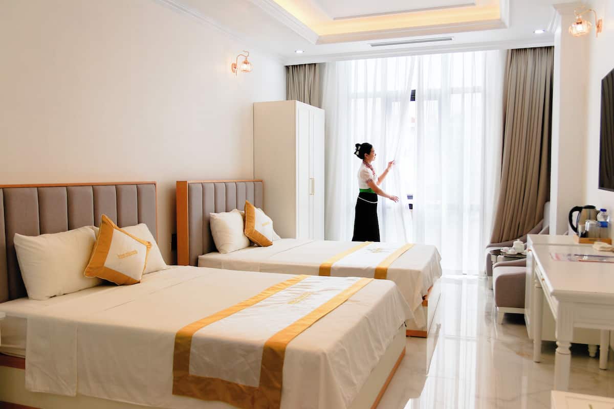 Comfort kamer, 2 queensize bedden | Gratis wifi