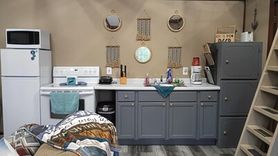 Hallaway Hideaway our tiny home getaway in prime lakes country of Minnesota.