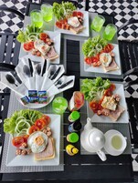 Café da manhã inglês grátis todos os dias