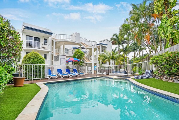 Una piscina climatizada