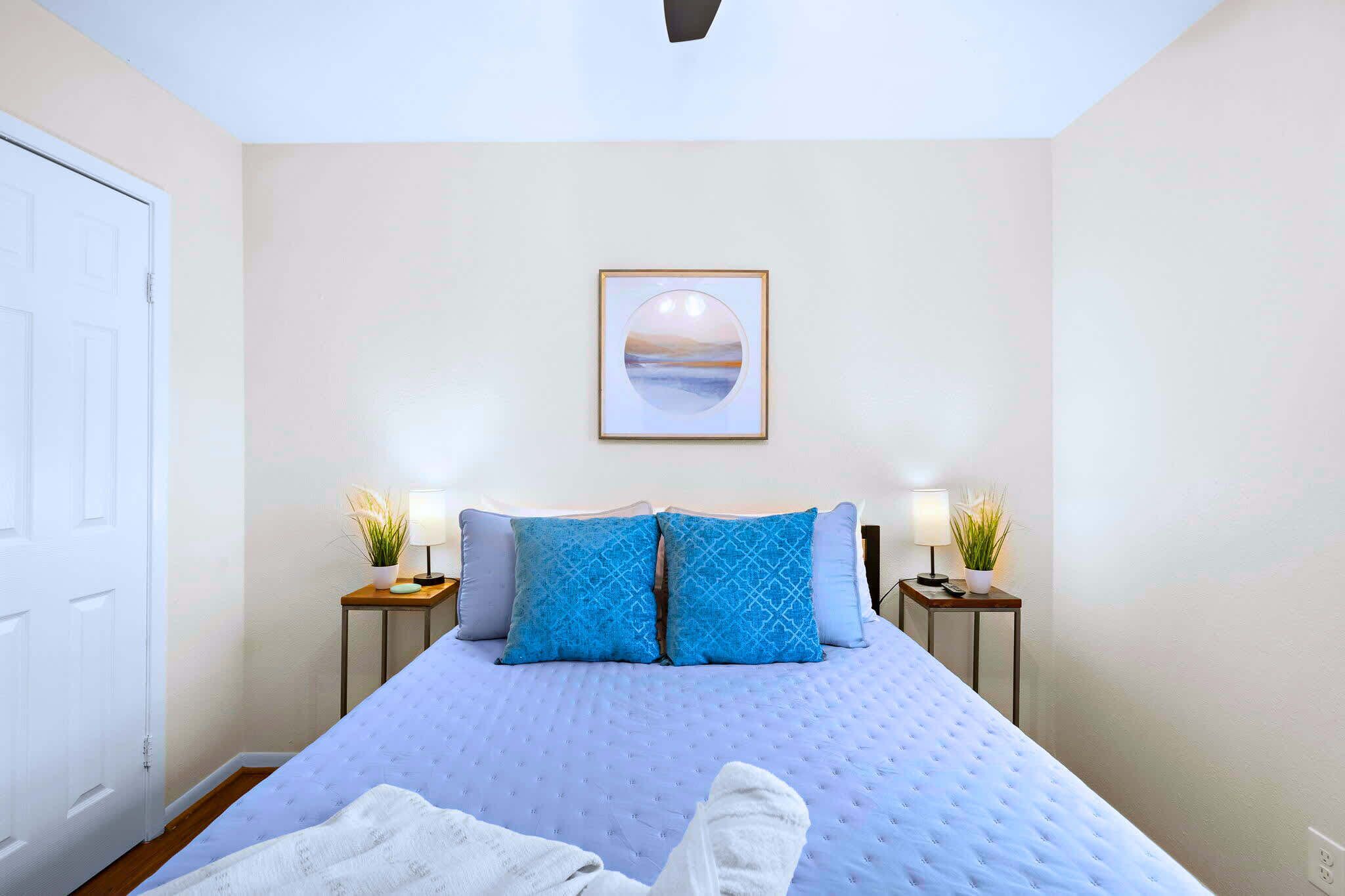 3 soverom, skrivebord, strykejern/-brett og wi-fi