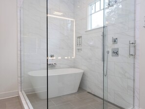 Shower, hair dryer