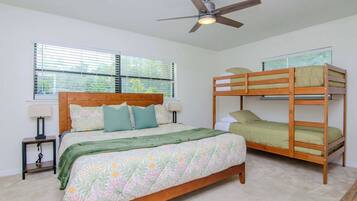 1 bedroom, travel crib, free WiFi