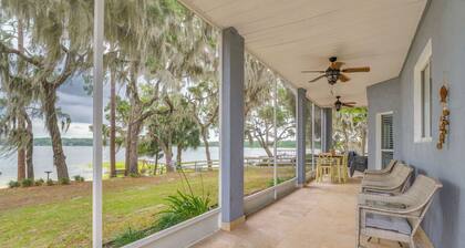 Private Beach at Lakefront Summerfield Getaway!