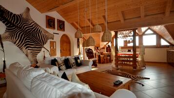 TV, DVD player, stereo