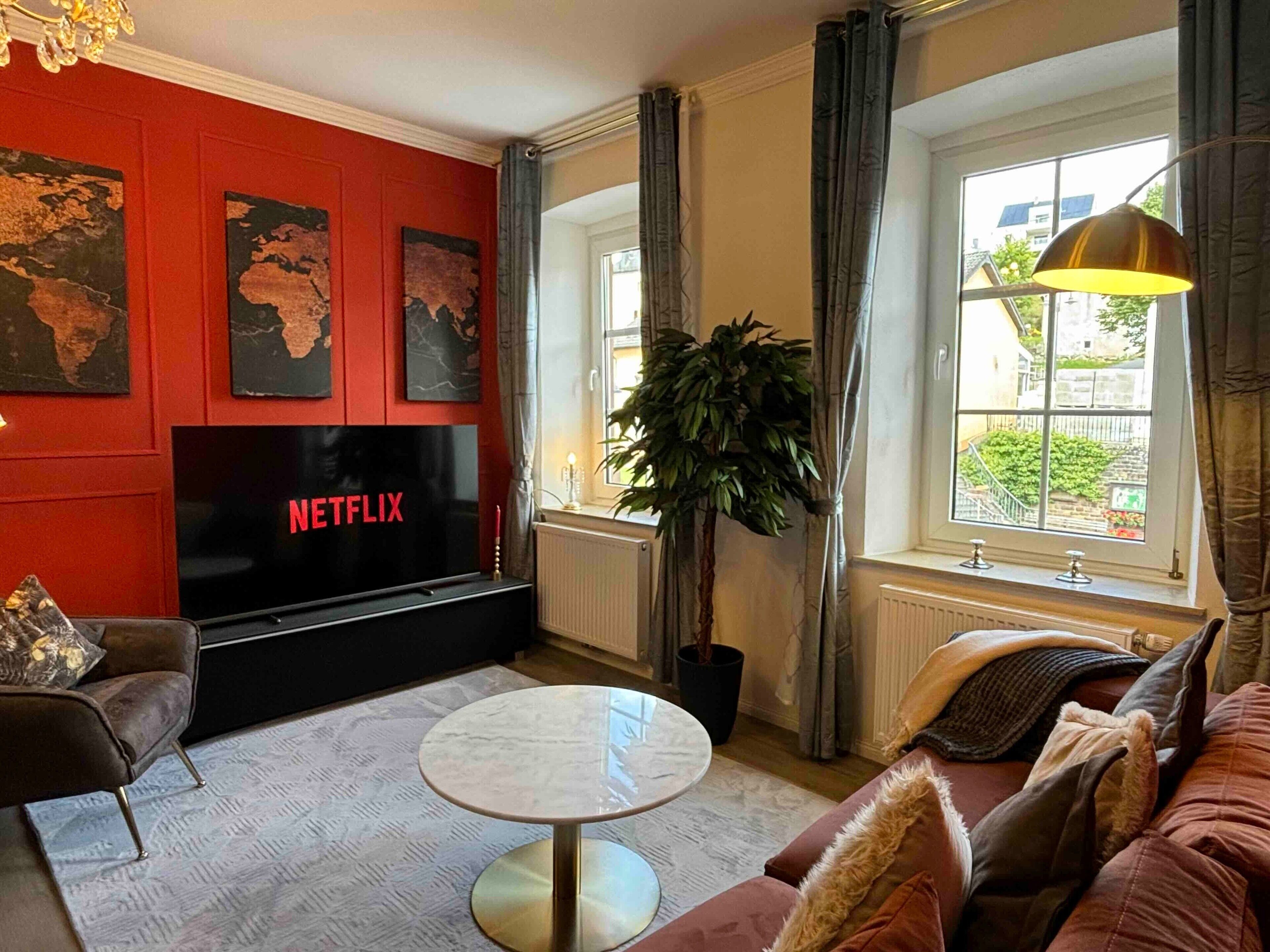 Vakantiewoning 'Deluxe Apartement Lot54' Met Privé Terras, Wifi En Streamingdiensten - Gerolstein