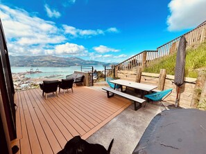 Outdoor dining - Harbour Haven (Lyttelton)