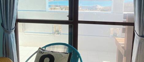 Familjerum för fyra - balkong - havsutsikt | Terrass/Patio