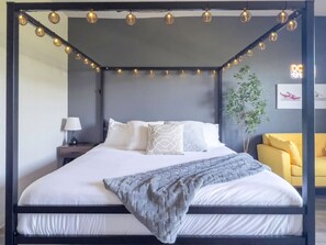 1 slaapkamer, een bureau, een strijkplank/strijkijzer, gratis wifi