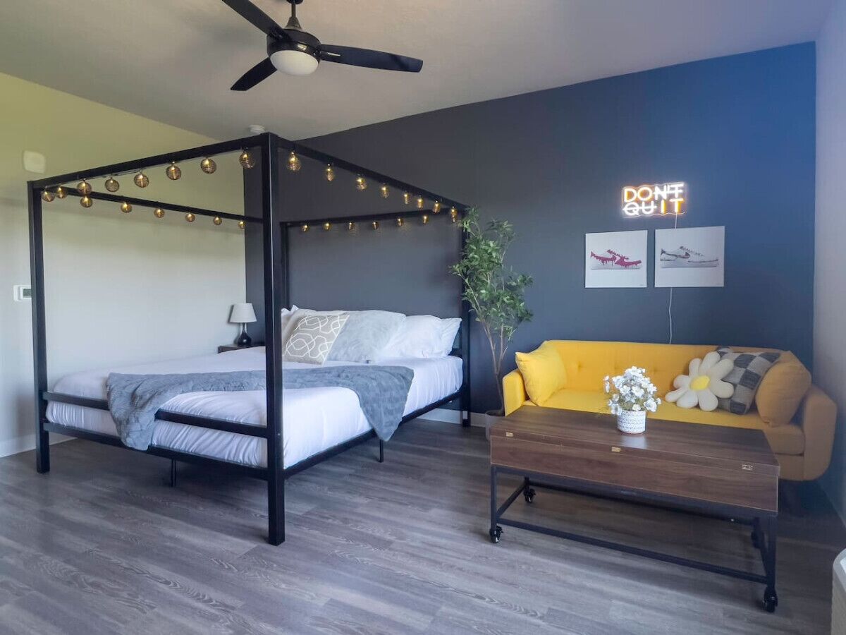 1 Schlafzimmer, Schreibtisch, Bügeleisen/Bügelbrett, kostenloses WLAN