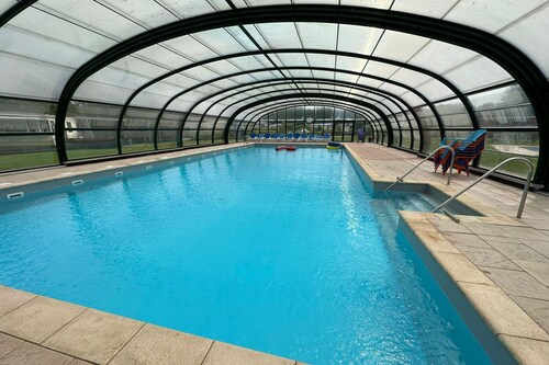 Holiday home for group with sauna and pool