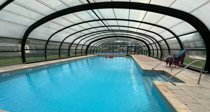 Holiday home for group with sauna and pool