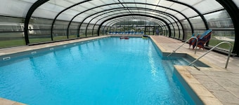 Holiday home for group with sauna and pool