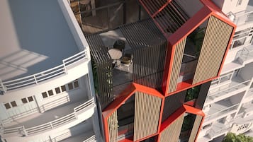 Fassade der Unterkunft