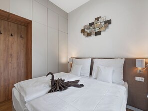 1 slaapkamer, een bureau, wifi