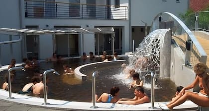 Charming 2-bedroom house with AC, WiFi in marvelous Mórahalom