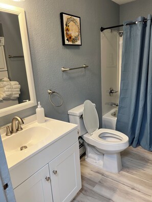 Hair dryer, towels, soap, toilet paper - Beautiful two bedroom downtown Anchorage  (Anchorage)