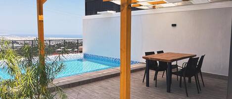Family Villa, Sea View | Terrace/patio