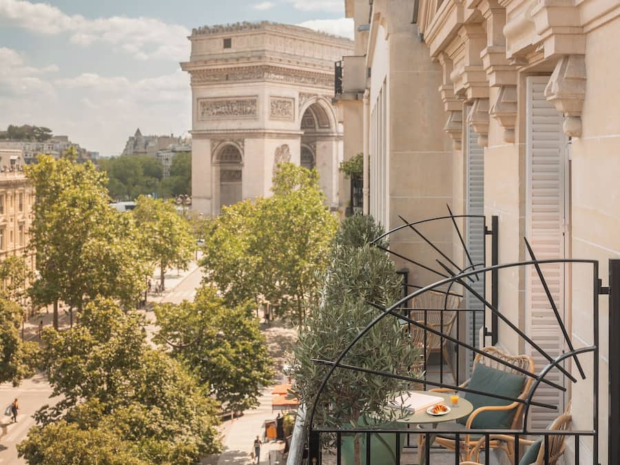 Uitzicht vanuit accommodatie