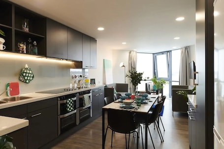 Microwave, oven, stovetop, toaster