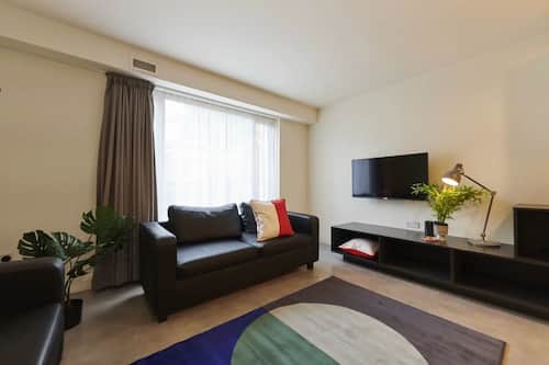 Apartment, 3 Bedrooms | Living area