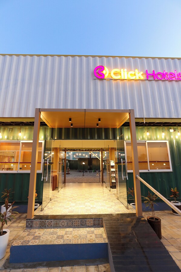 Façade de l’hébergement