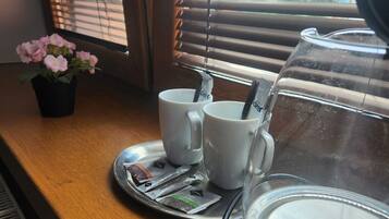 Blackout curtains, iron/ironing board, free WiFi