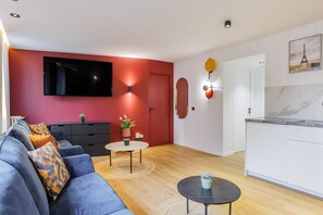 Televisie en een kantoor