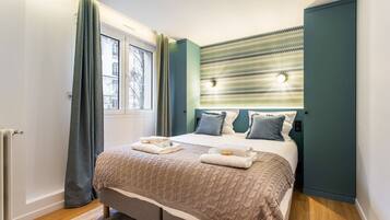 1 bedroom, iron/ironing board, travel cot, WiFi