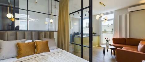 1 sovrum, strykjärn/strykbräda, wi-fi och sängkläder